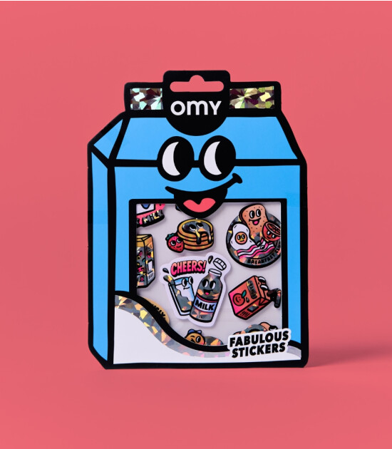 OMY Fabulous Sticker // Milk