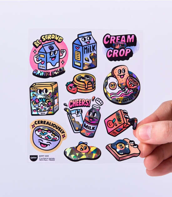 OMY Fabulous Sticker // Milk
