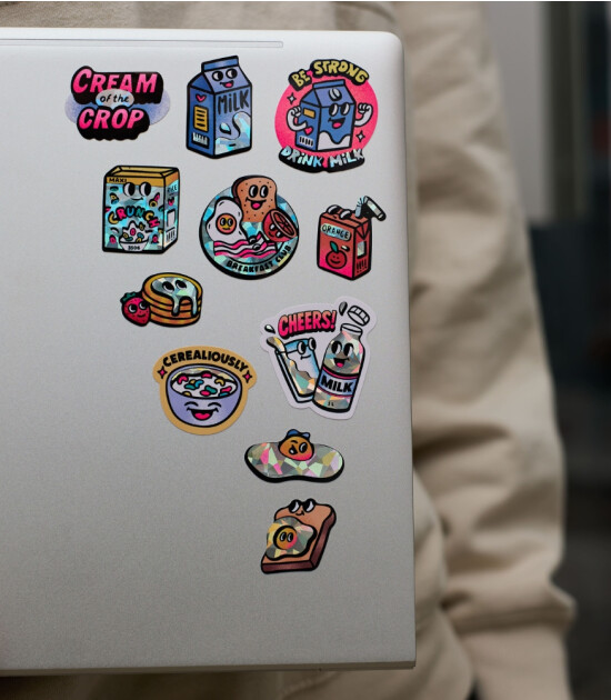 OMY Fabulous Sticker // Milk