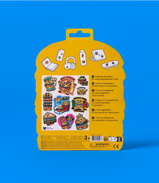 OMY Fabulous Sticker // Burger