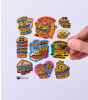 OMY Fabulous Sticker // Burger