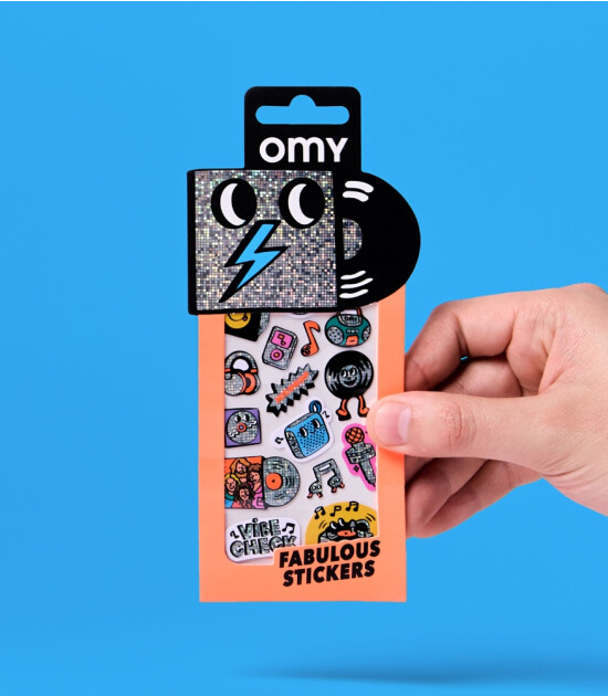 OMY Fabulous Sticker // Music