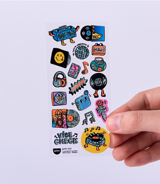 OMY Fabulous Sticker // Music