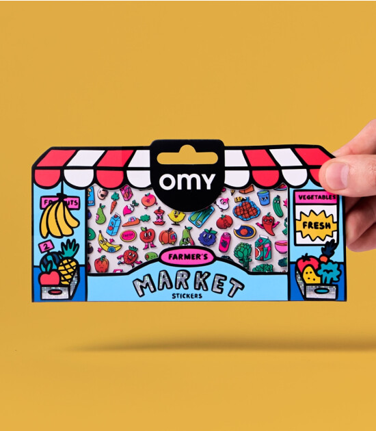 OMY Fabulous Sticker // Farmer's Market