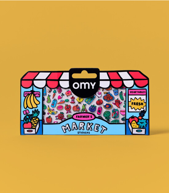 OMY Fabulous Sticker // Farmer's Market