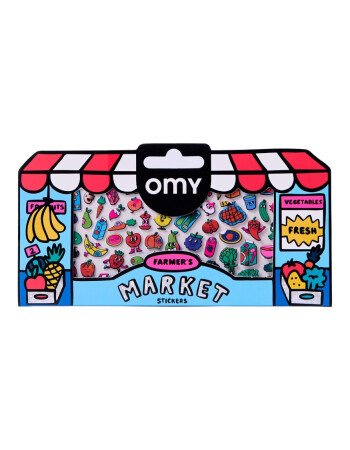 OMY Fabulous Sticker // Farmer's Market