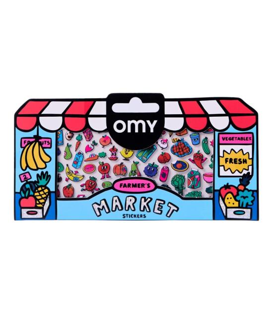 OMY Fabulous Sticker // Farmer's Market