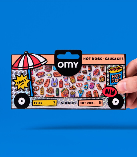 OMY Fabulous Sticker // Hot Dog
