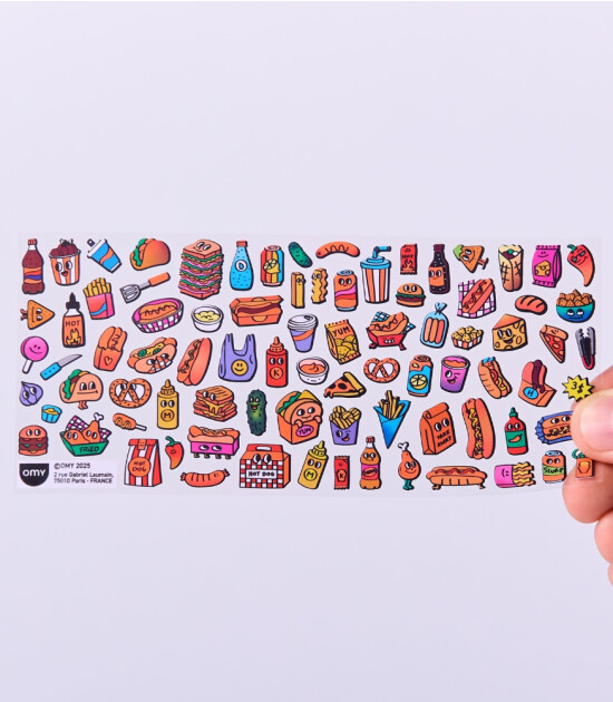 OMY Fabulous Sticker // Hot Dog