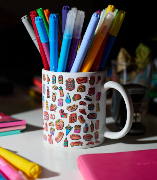 OMY Fabulous Sticker // Hot Dog
