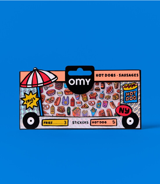 OMY Fabulous Sticker // Hot Dog