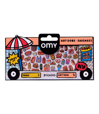 OMY Fabulous Sticker // Hot Dog