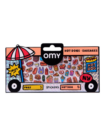 OMY Fabulous Sticker // Hot Dog