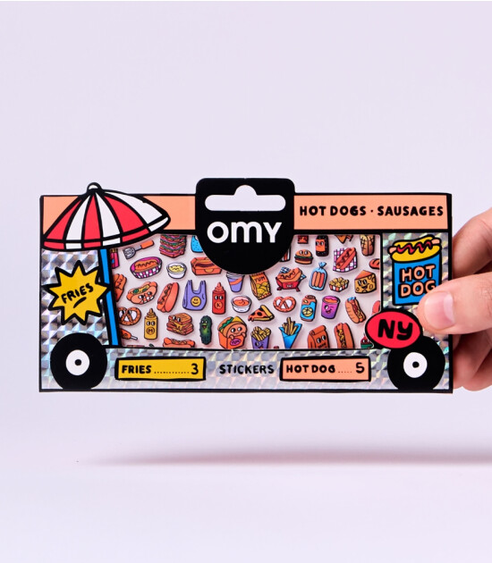 OMY Fabulous Sticker // Hot Dog