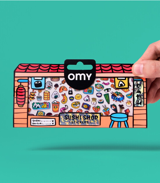 OMY Fabulous Sticker // Sushi Shop