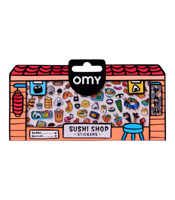 OMY Fabulous Sticker // Sushi Shop