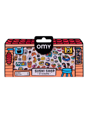 OMY Fabulous Sticker // Sushi Shop
