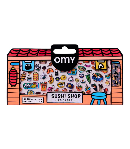 OMY Fabulous Sticker // Sushi Shop