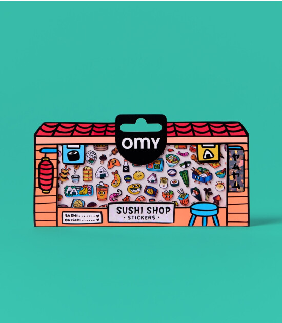 OMY Fabulous Sticker // Sushi Shop