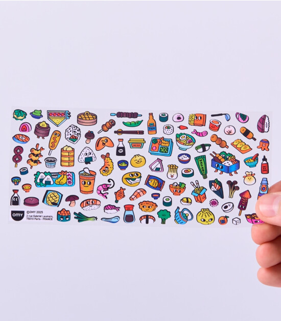 OMY Fabulous Sticker // Sushi Shop