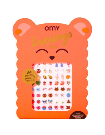 OMY Earrings Yapışkanlı K&uuml;pe Seti // Kawaii