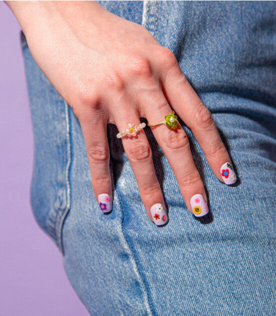 OMY Tırnak Sticker // Flower