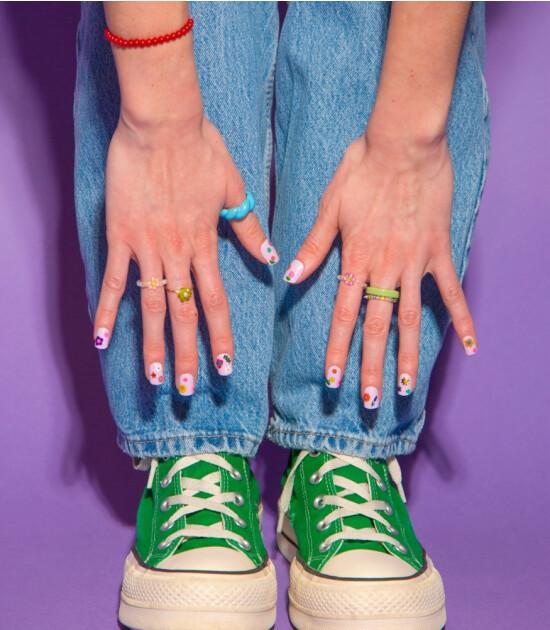 OMY Tırnak Sticker // Flower