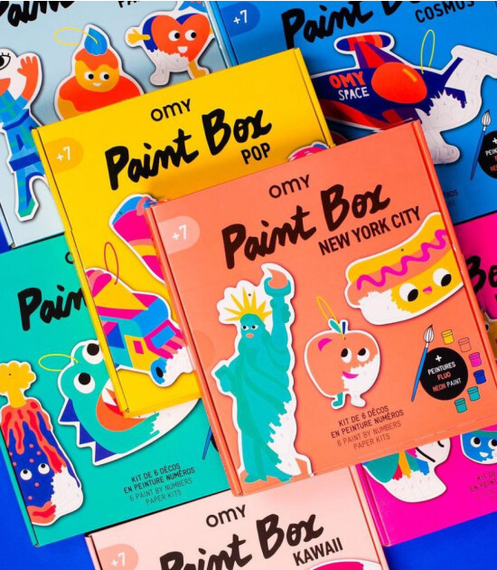 OMY Paint Box Sayılarla Boyama // Kawaii