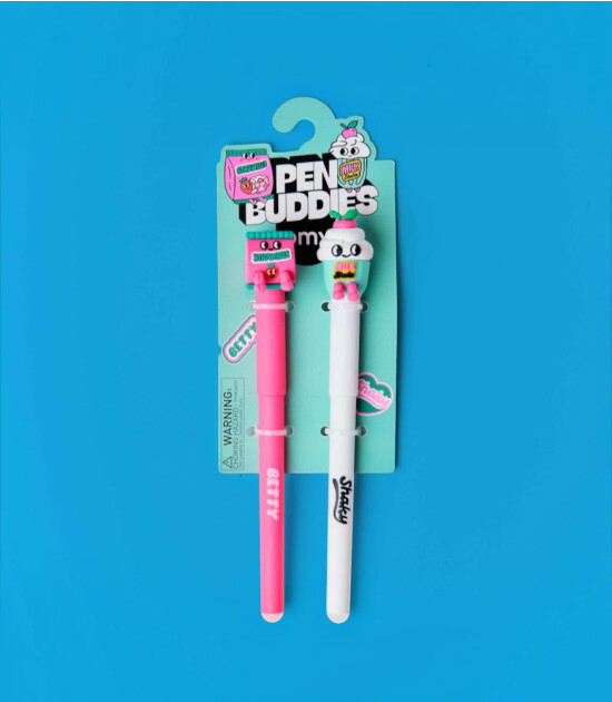 OMY Pen Buddies Silinebilir Kalem Seti // Betty & Shaky