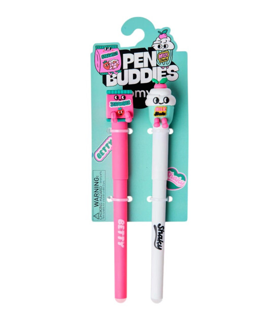 OMY Pen Buddies Silinebilir Kalem Seti // Betty & Shaky