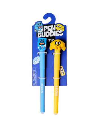 OMY Pen Buddies Silinebilir Kalem Seti // Leon & Miky