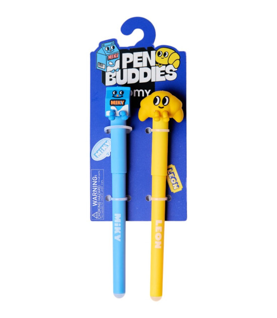OMY Pen Buddies Silinebilir Kalem Seti // Leon & Miky