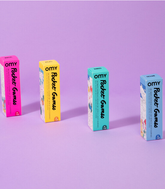 OMY Pocket Game - Boyama Rulosu Seti // Dino