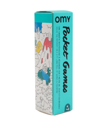 OMY Pocket Game - Boyama Rulosu Seti // Dino