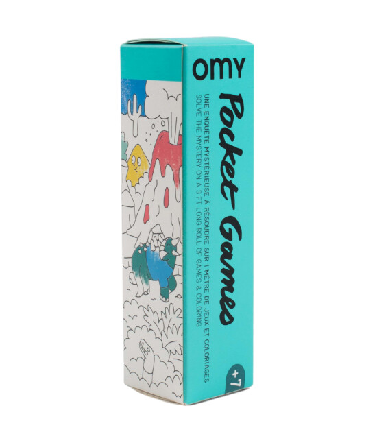 OMY Pocket Game - Boyama Rulosu Seti // Dino
