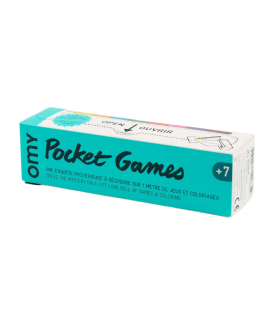 OMY Pocket Game - Boyama Rulosu Seti // Dino