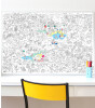 OMY Coloring Poster - Boyama Posteri ve Tohumlu Kalem // 4 Seasons
