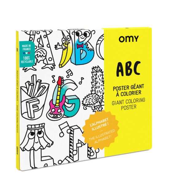 OMY Coloring Poster - Boyama Posteri // ABC
