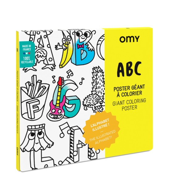 OMY Coloring Poster - Boyama Posteri // ABC