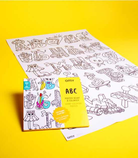 OMY Coloring Poster - Boyama Posteri // ABC