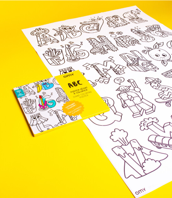 OMY Coloring Poster - Boyama Posteri // ABC