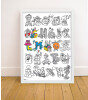 OMY Coloring Poster - Boyama Posteri // ABC