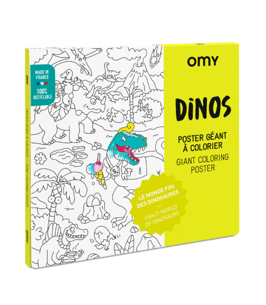 OMY Coloring Poster - Boyama Posteri // Dinos