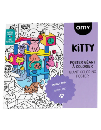 OMY Coloring Poster - Boyama Posteri // Kitty