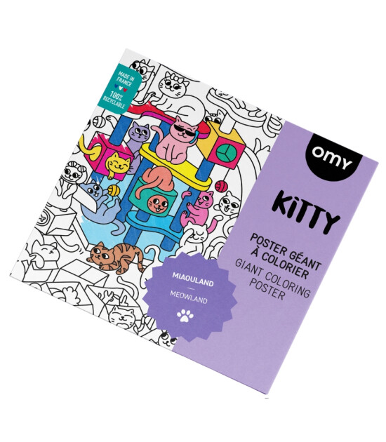 OMY Coloring Poster - Boyama Posteri // Kitty