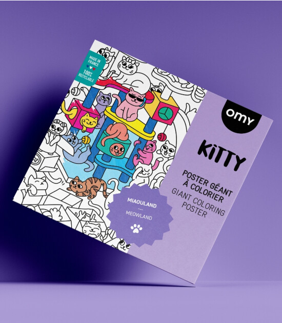 OMY Coloring Poster - Boyama Posteri // Kitty