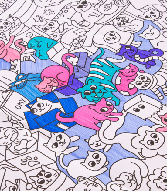 OMY Coloring Poster - Boyama Posteri // Kitty