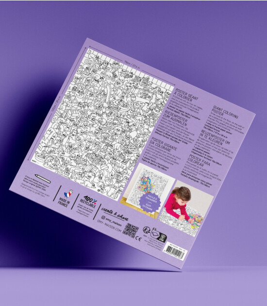 OMY Coloring Poster - Boyama Posteri // Kitty