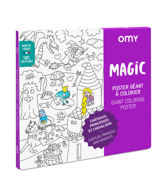 OMY Coloring Poster - Boyama Posteri // Magic