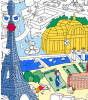OMY Coloring Poster - Boyama Posteri // Paris